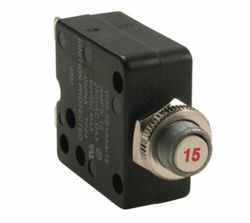 FOR SNORKEL 563686, CIRCUIT BREAKER - 15 AMP - PUSH BUTTON RESET