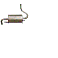 For MITSUBISHI For Caterpillar MUFFLER A000009850