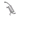 for YALE 220028388, FORKLIFT MUFFLER