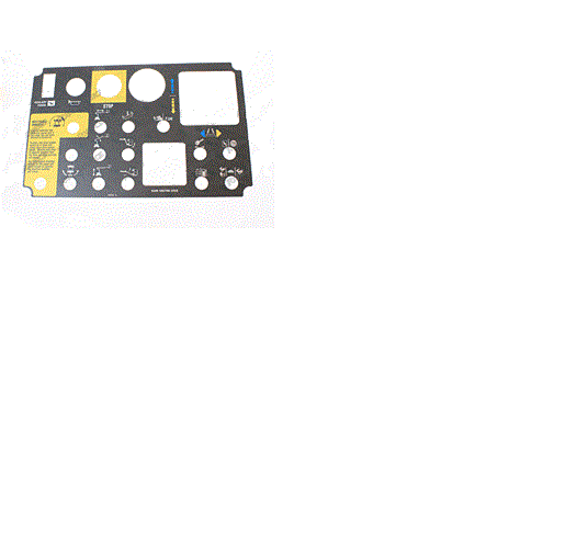 FOR GENIE 65054, 65054GT DECAL PLATFORM CONTROL PANEL