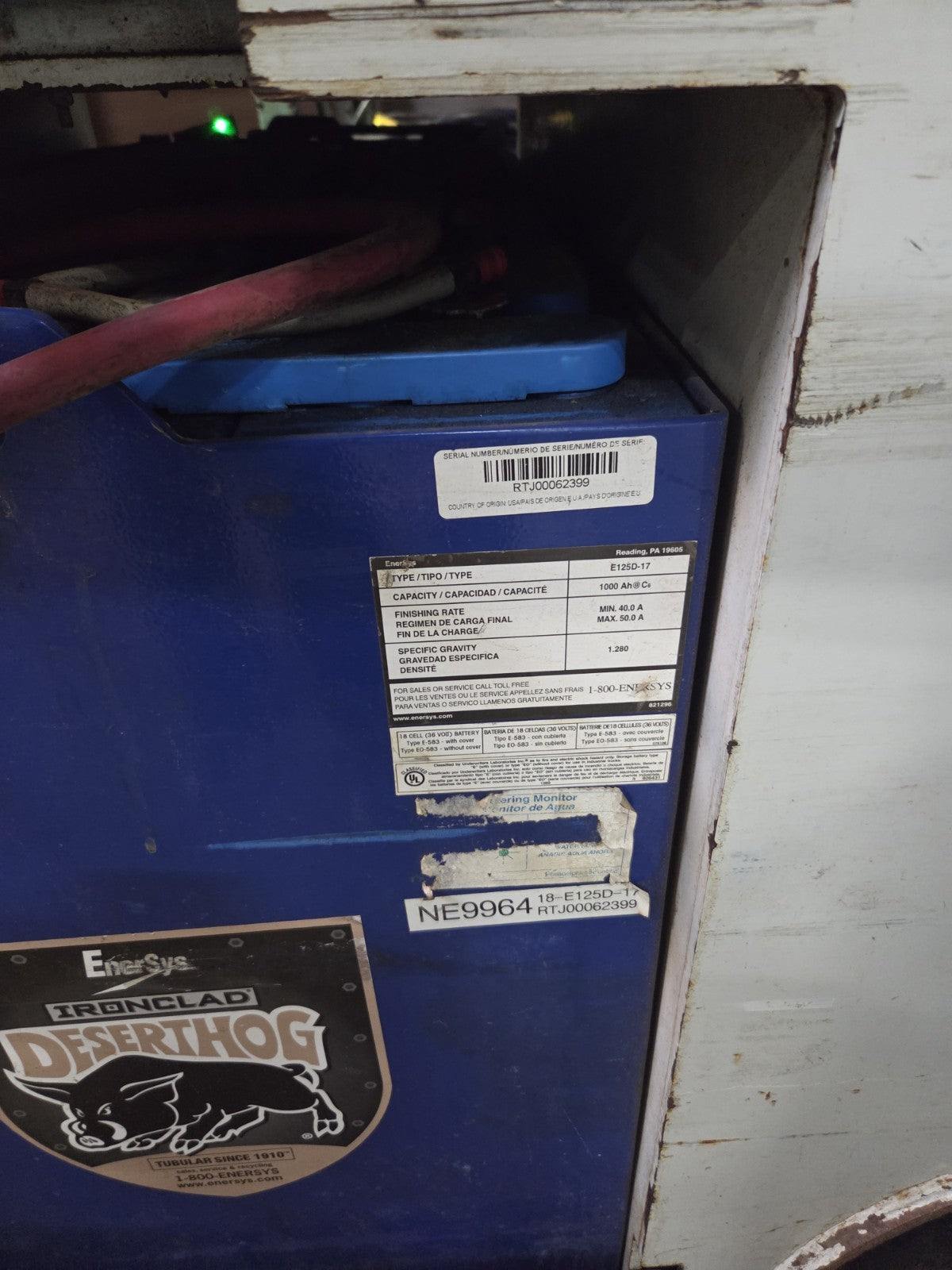 UniCarriers 1S1L20NV Electric Forklift