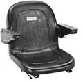 IOWA Universal Forklift Seat Vinyl Seat Adjustors Arm Rest