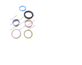 FOR JOHN DEERE AH212096, SEAL KIT - HYDRAULIC CYLINDER