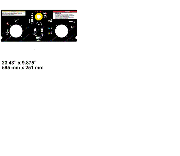 for SNORKEL 0081979 DECAL - UPPER CONTROL BOX