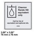 FOR GENIE GRC-12 DECAL - CHEVRON RYKON 82366 82366GT
