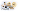 for Uline H-2186 Pallet Jack Complete Wheel Kit