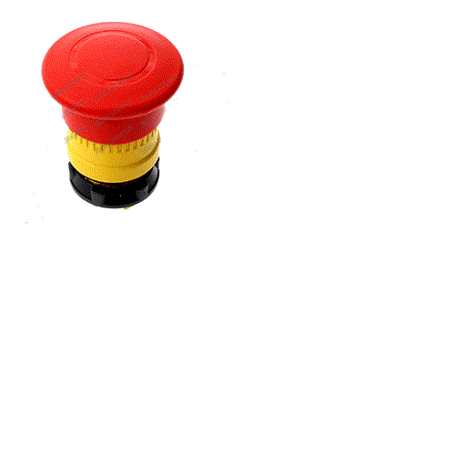 FOR GENIE 80719GT, 80719, EMERGENCY STOP BUTTON, RED