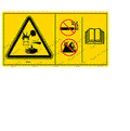 FOR GENIE GR-26J - DECAL - HAZARD  82481GT