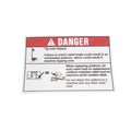 FOR Genie 1000262 Decal Danger Tip Over Plat