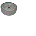 Genie GR-20  WHEEL - 10 X 3 MOULD ON NON MARKING  57998