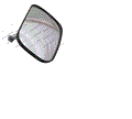6.25x4" Industrial Forklift Convex GLASS Security Safety Fork Truck Mirror NEW!