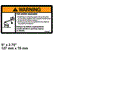 FOR JLG 1705492 TIP-OVER PLF CHANGE DECAL