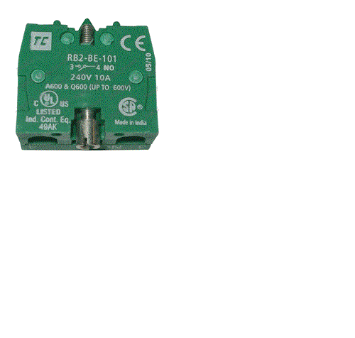 FOR GENIE 45081GT, 45081, CONTACT BLOCK, NORMALLY OPEN, ZB2 STYLE