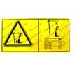 FOR GENIE GR-26J -  DECAL - DANGER SYMBOLS  133015GT