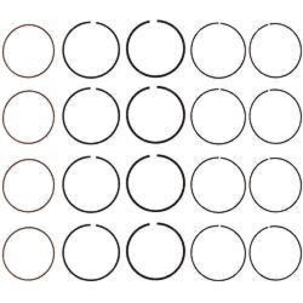 FOR NISSAN FOR KOMATSU FOR TCM RING SET -PISTON STD K21/K25 (09/06-) 12033-AE003