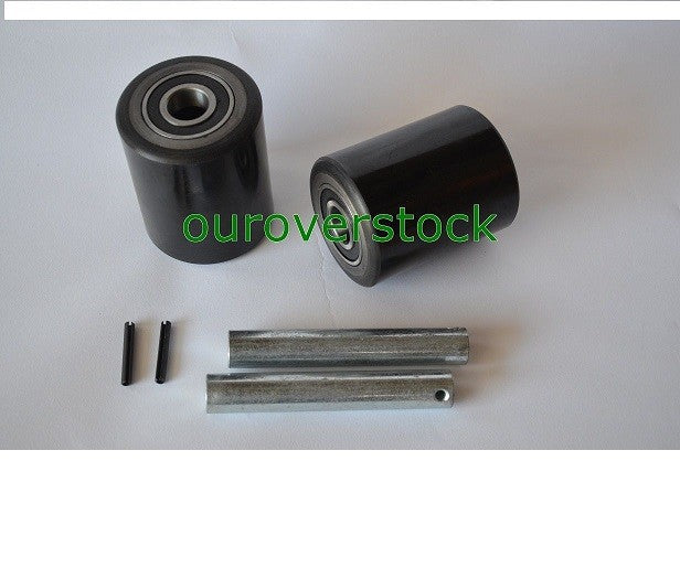 for Clark CJ55 Pallet Jack Load Wheel Kit (Includes All Parts Shown)