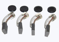 FOR Tennant BRUSH - MOTOR SET OF 4 W/SPRINGS AND CAPS 1039817