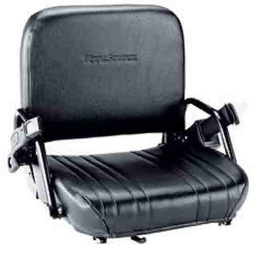 WISE Hinged Back Vinyl Forklift Seat FOR (Yale, Hyster, Nissan, TCM, Komatsu)