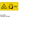 FOR Genie GR-20  DECAL WARN SAFETY CHOCK 97899