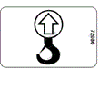 FOR GENIE GR-26J -  DECAL - LIFT POINT  72086GT