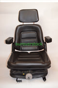 NEW LOW PROFILE SUSPENSION SEAT WITH ARMREST DOZER BACKHOE TRACTOR SKIDSTEER