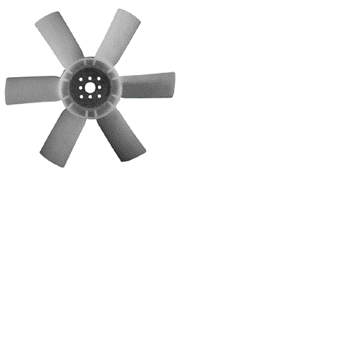 CLARK 7004397, FORKLIFT FAN BLADE