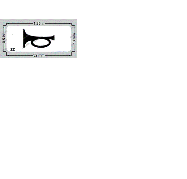 FOR SKYJACK 105352 DECAL - HORN