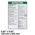 FOR GENIE DECAL - OPERATOR INSTRUCTIONS T107030 T107030GT