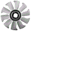 for CLARK 7003535, FORKLIFT FAN BLADE