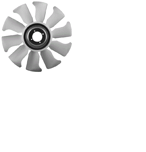 for CLARK 7003535, FORKLIFT FAN BLADE