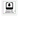 FOR GENIE GR-8 - DECAL - USE DEXRON  28157