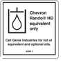FOR GENIE GR-12 DECAL, CHEVRON - (RANDO HD) 82366