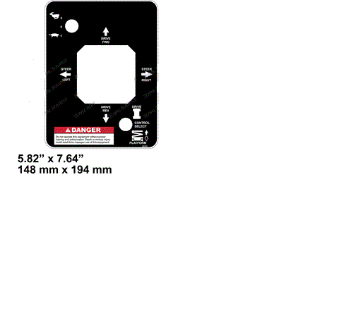 FOR SNORKEL 300702, DECAL-CONTROL BOX