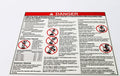 FOR Genie GS-3246 DECAL, DANGER GENERAL SAFETY 114386
