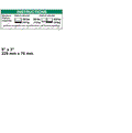 FOR GENIE 82727 DECAL - MAX LOAD 700LBS