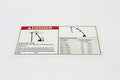 FOR GENIE Z-20/8 DECAL, DANGER GENERAL SAFETY 27564