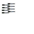 Crown Lift Truck 1.0 RCTF -  BRUSH SET - 8  078454