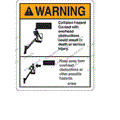 FOR GENIE GR-26J - DECAL-DANGER-COLLISION HAZ  231442GT