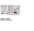 for JLG Decal Kit 1001149795 (1930 ES)