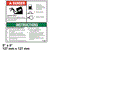 FOR GENIE T107029 BRAKE RELEASE OPERATOR DECAL