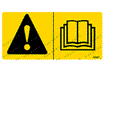 FOR GENIE GR-26J - DECAL - READ INST. MANUAL  82487GT