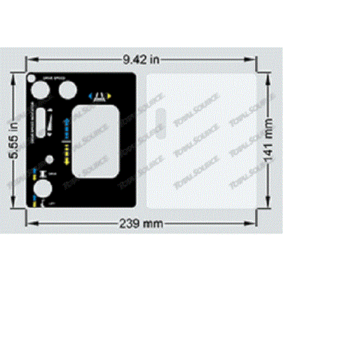 FOR GENIE GR-8 -  DECAL CONTROL PANEL RUNABOUT  72873