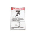 FOR GENIE GRC-12 DECAL DANGER COLLISION HAZARD 82975 82975GT