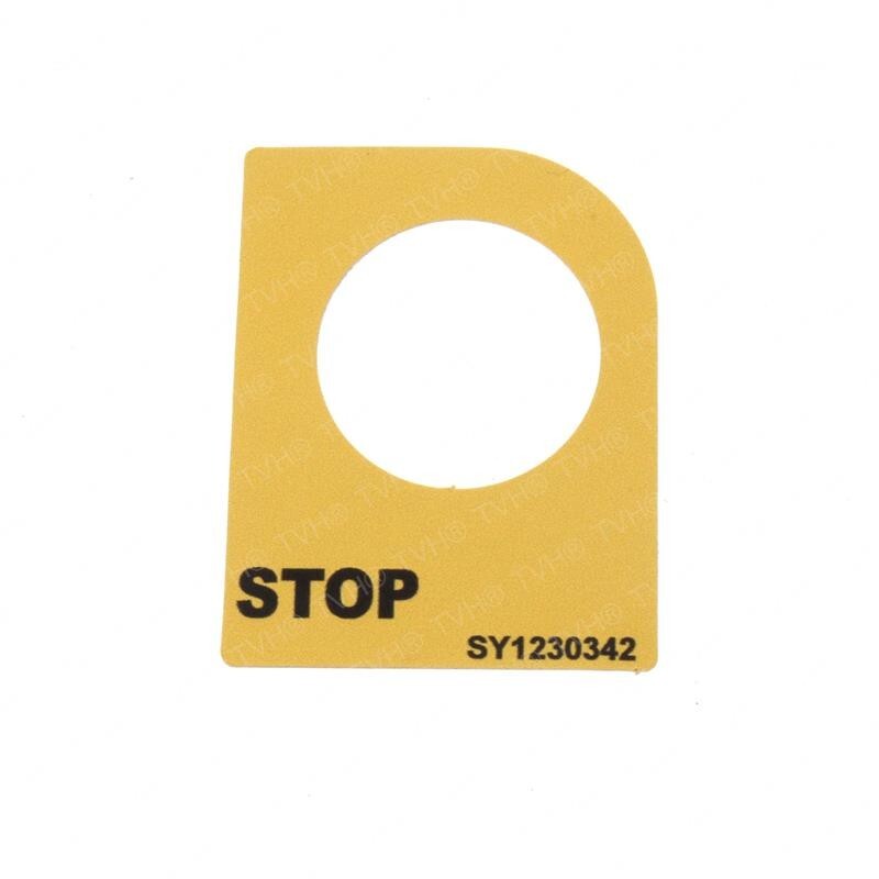 FOR GENIE GRC-12 DECAL - E-STOP 137605 137605GT