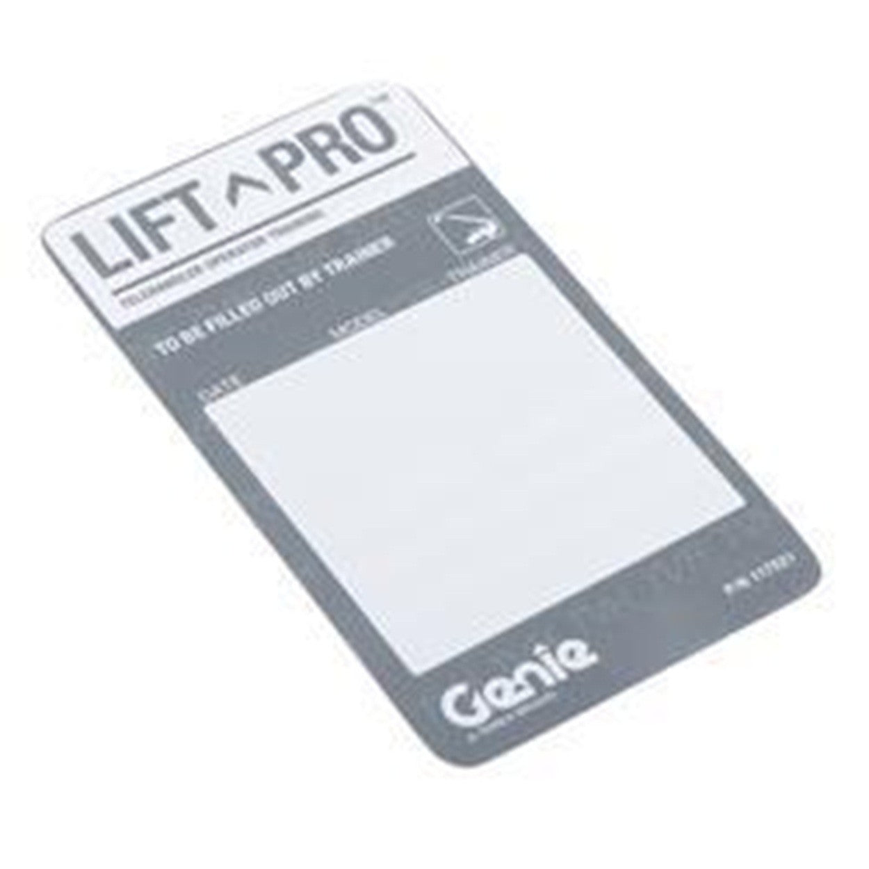 For Genie Card Telehandler Operator 117521-10GT