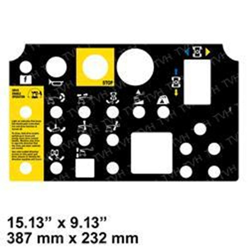 FOR GENIE DECAL - PLATFORM CONTROL PANEL 72081 72081GT