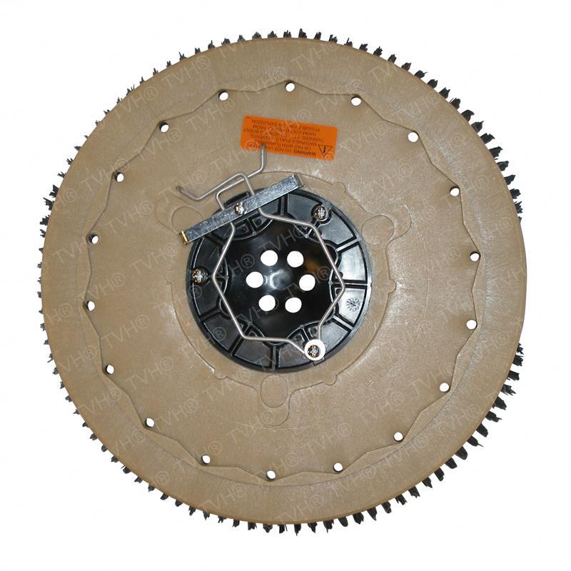 (QTY 2) for Tennant Part # 11771,BROOM BRUSH, MAIN SCRUBBER(Disk)(18")(Poly)