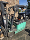 Mitsubishi FB18PNT Electric Forklift – 3,500 lb Capacity – Runs & Works Great