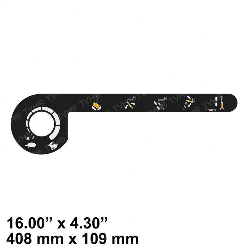 for JLG 1702567 DECAL, (FUCTN SPEED)