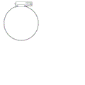 FOR Crown Lift Truck 1.0 RCTF - CLAMP-HOSE 11/16-1 1/2 INCH 1/2 INCH 074415-003